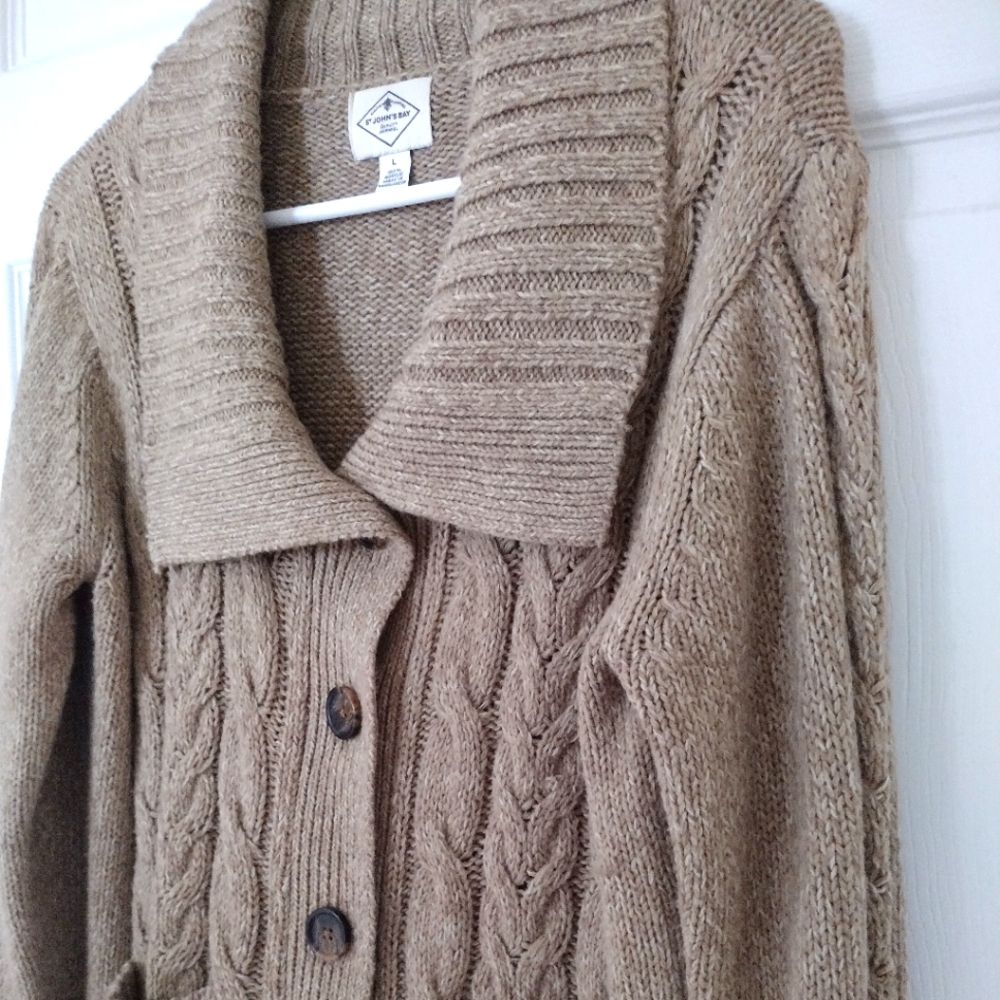 St.John Bay Cardigan Size L